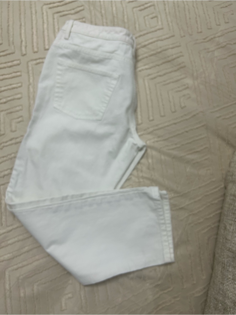 The Row White Cropped Ankle Jeans - Picture 2 of 6